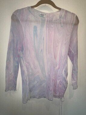 Cielo mesh pastel dream top